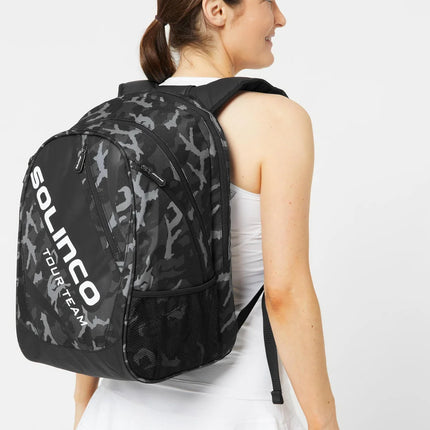 Solinco Black Camo Tennis Backpack