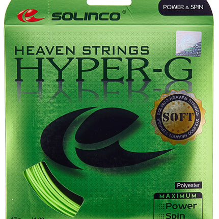 Solinco Hyper G Soft Green Tennis String - 17 Gauge (12m, 1.20mm)