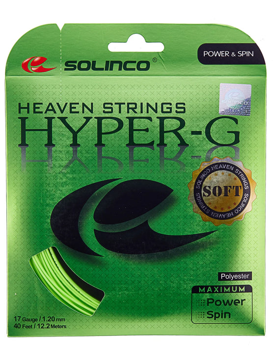Solinco Hyper G Soft Tennis String - 17 Gauge (12m, 1.20mm)