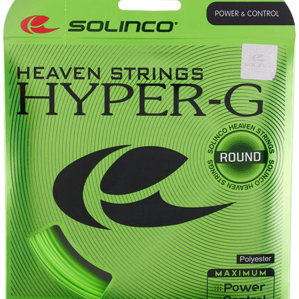 Solinco Hyper G Round Tennis String - 16 Gauge (12m, 1.30mm)