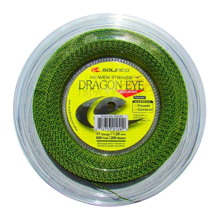 Solinco Dragon Eye Tennis String Reel - 17 Gauge (200m, 1.20mm)